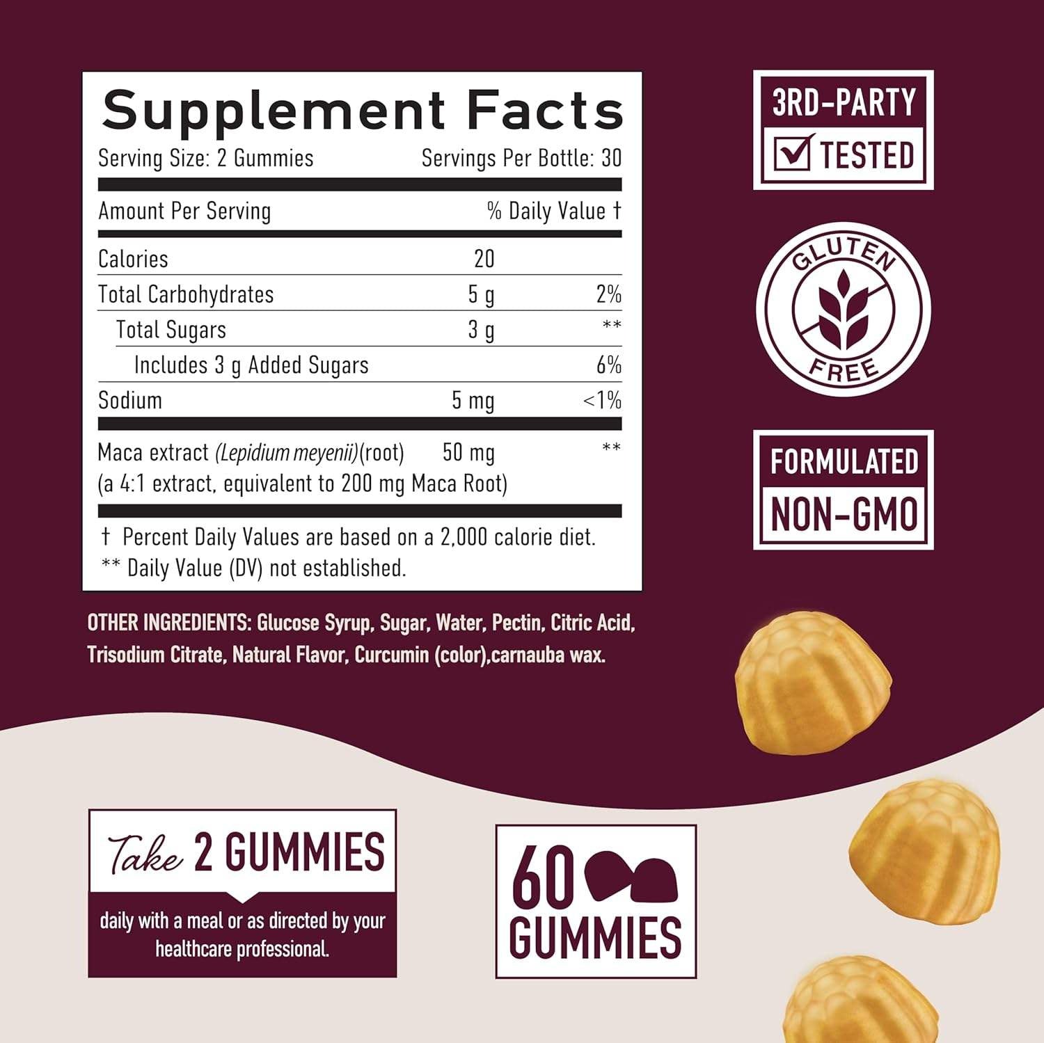 Xloura Maca Libido Gummies for Women | Natural Desire & Energy Support