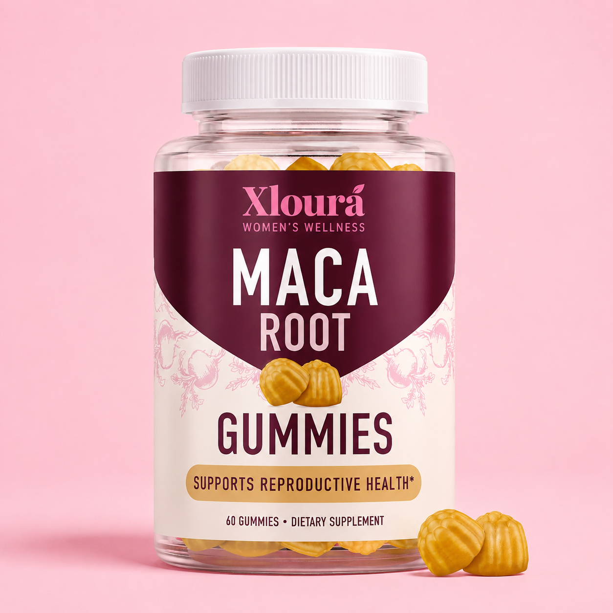 Xloura Maca Libido Gummies for Women | Natural Desire & Energy Support